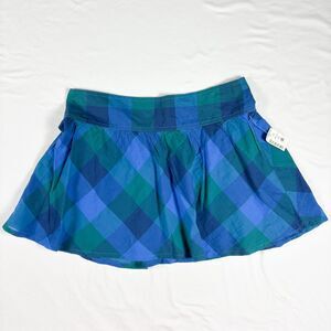 NWT Vintage Y2K Aeropostale Mini Skirt M Full‎ Plaid Skater Academia Twee Flirty